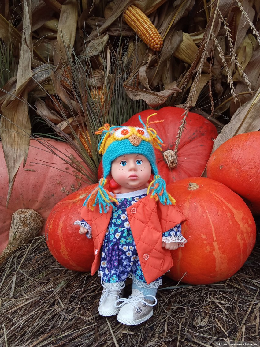 Этюды в осенних тонах — Российские куклы Весна (фото 7)