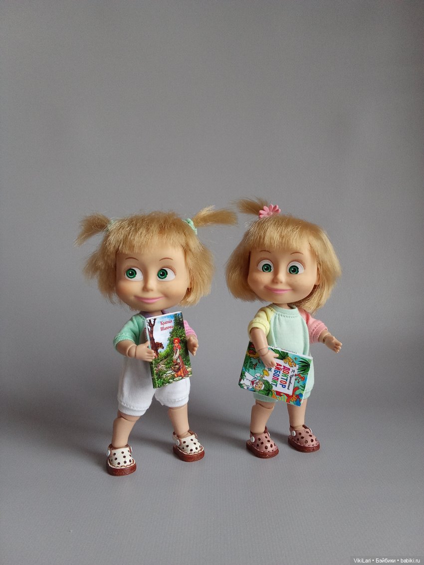 Машины книжки — Куклы Маша и Медведь (Simba): Маша в кармашке (фото 3)