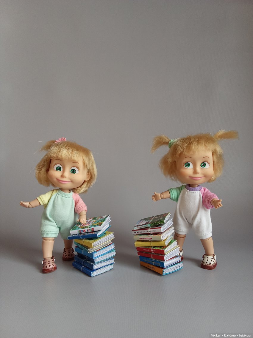 Машины книжки — Куклы Маша и Медведь (Simba): Маша в кармашке (фото 2)