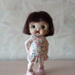 Малышка  Baby Cute на большом шарнирном теле для кукол 1/6