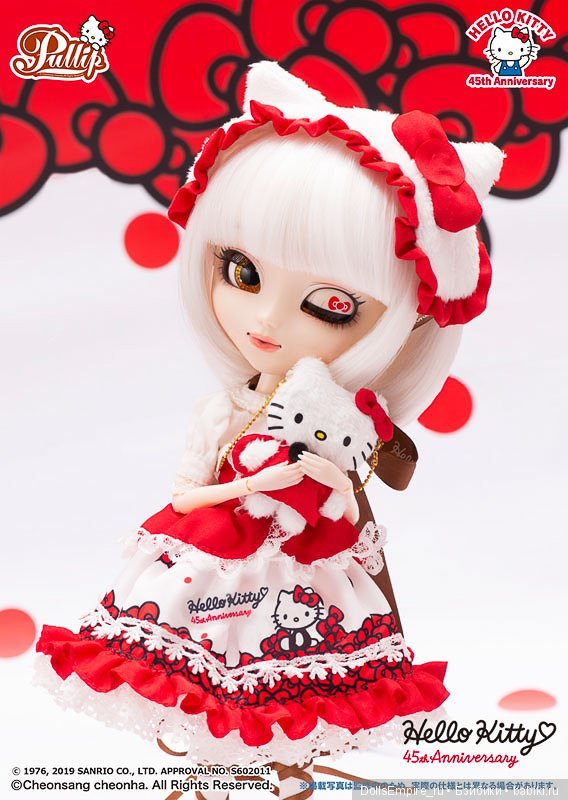Новинка 2019! Яркая кошечка Pullip, приуроченная к 45-й годовщине бренда Hello Kitty (фото 2)