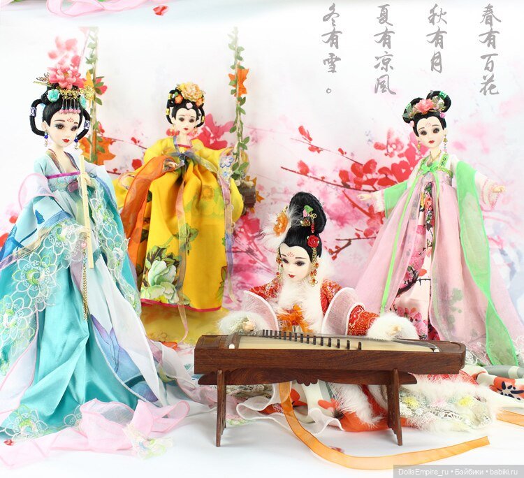 Древнекитайские принцессы - одна из самых красивых и детализированных коллекций бренда Fortune Days (фото 2)