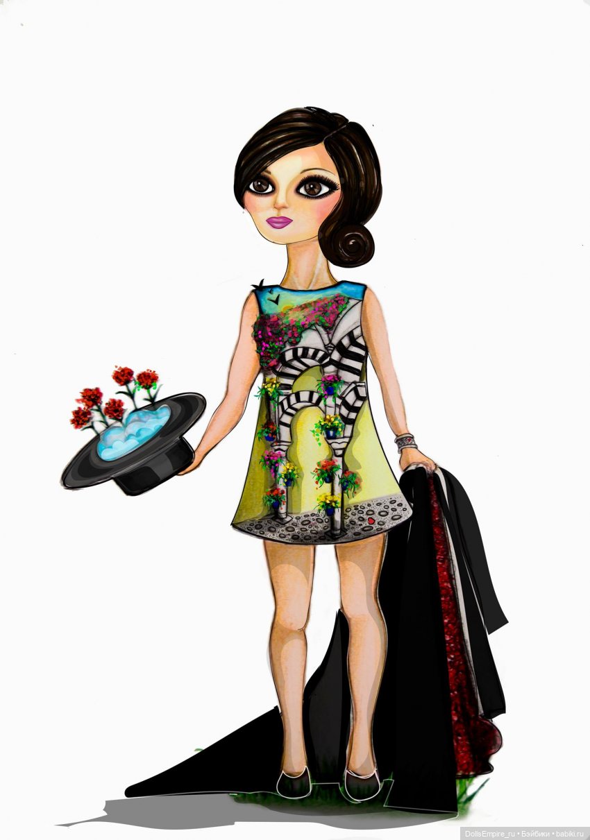 Патия (Софи) - маленькое произведение искусства, кукла в трёхмерном платье! Всё о выпуске