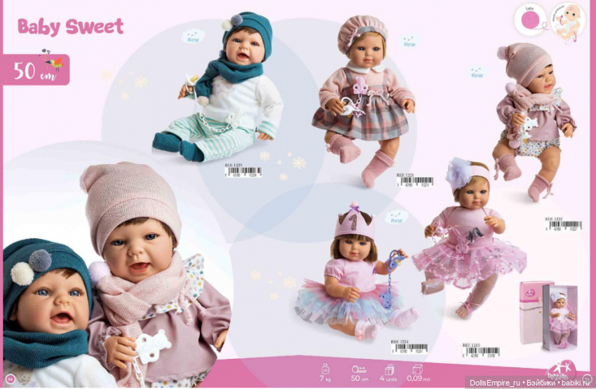 Новинки Berjuan 2022! Шарнирные Евы и Биггерс с усами