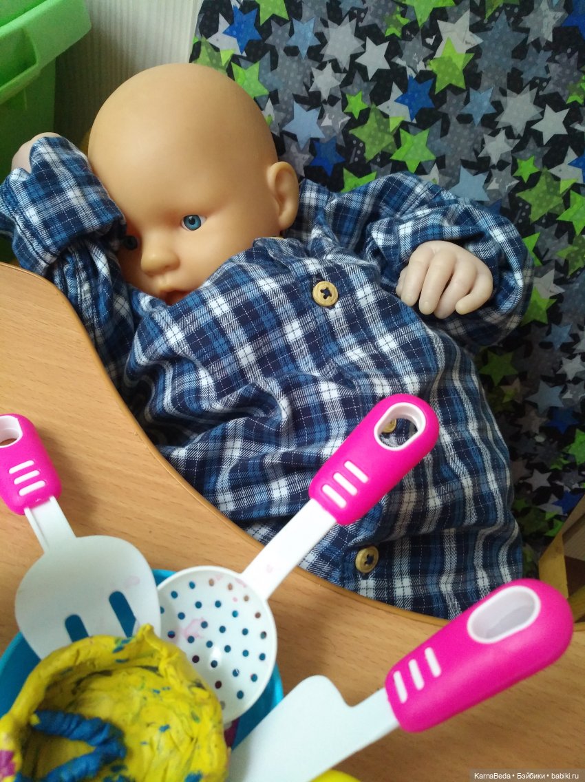 Антоха: голова беби борн и руки реборн (фото 3)