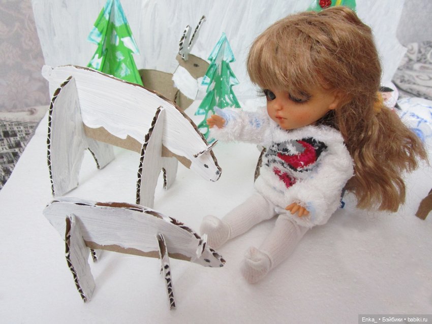 Николь в зимнем парке "Полярная сказка" (фото 8)