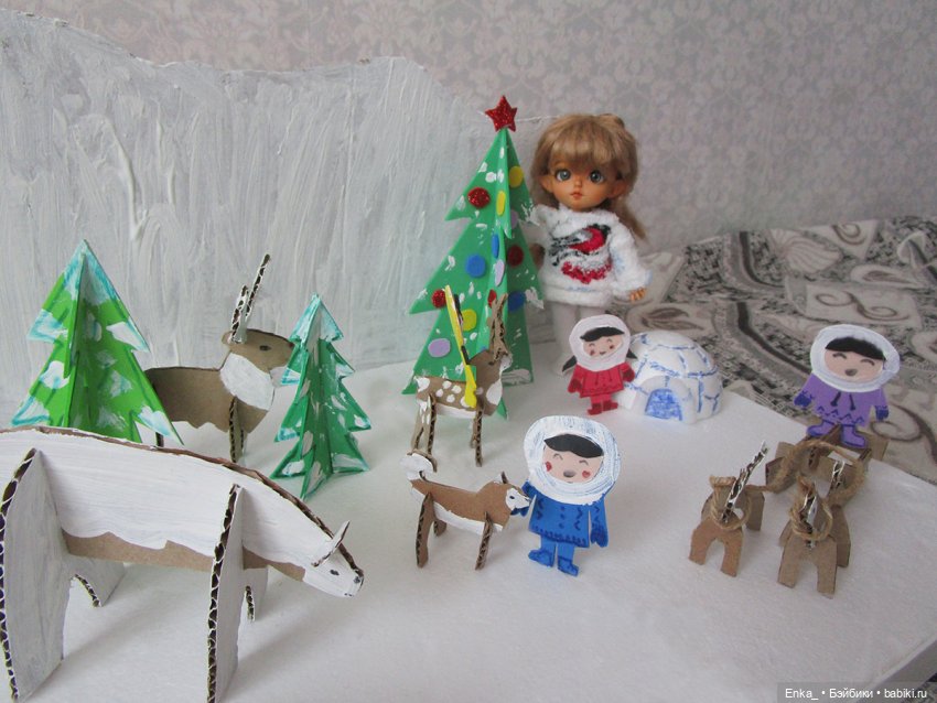 Николь в зимнем парке "Полярная сказка" (фото 4)