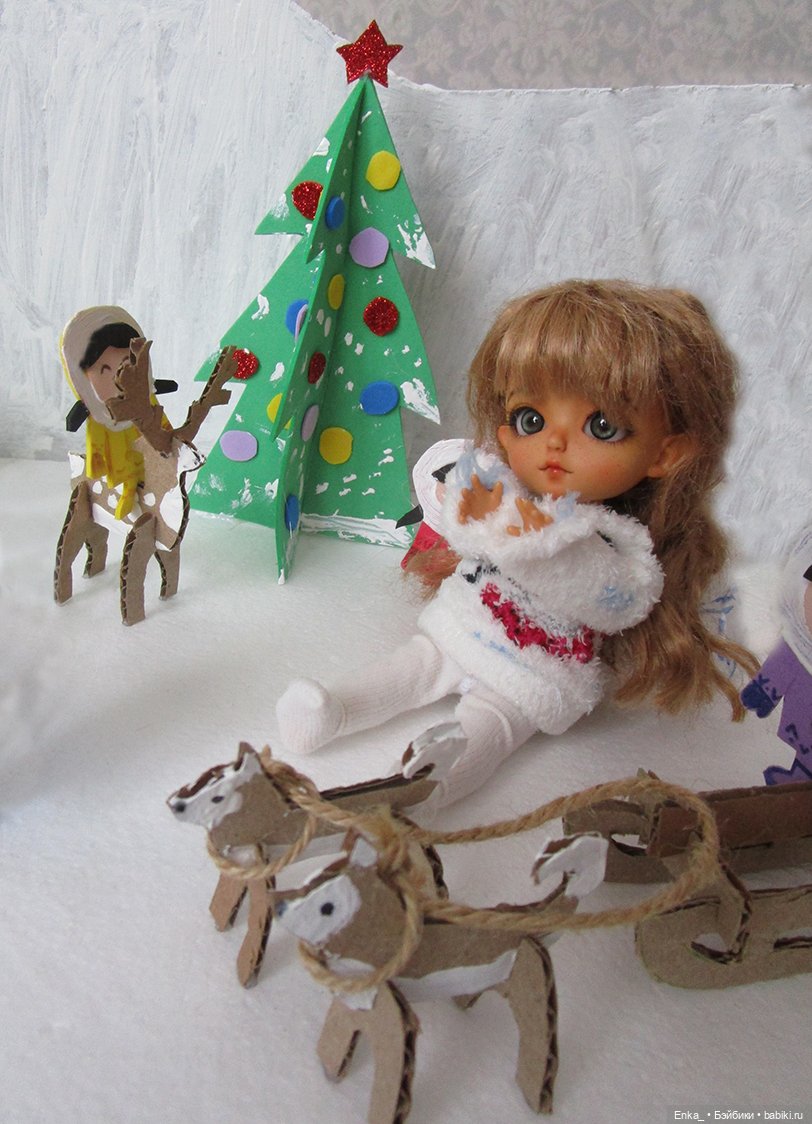 Николь в зимнем парке "Полярная сказка" (фото 7)