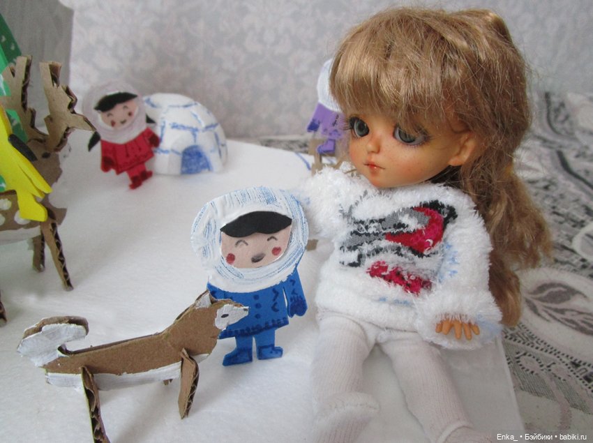 Николь в зимнем парке "Полярная сказка" (фото 9)