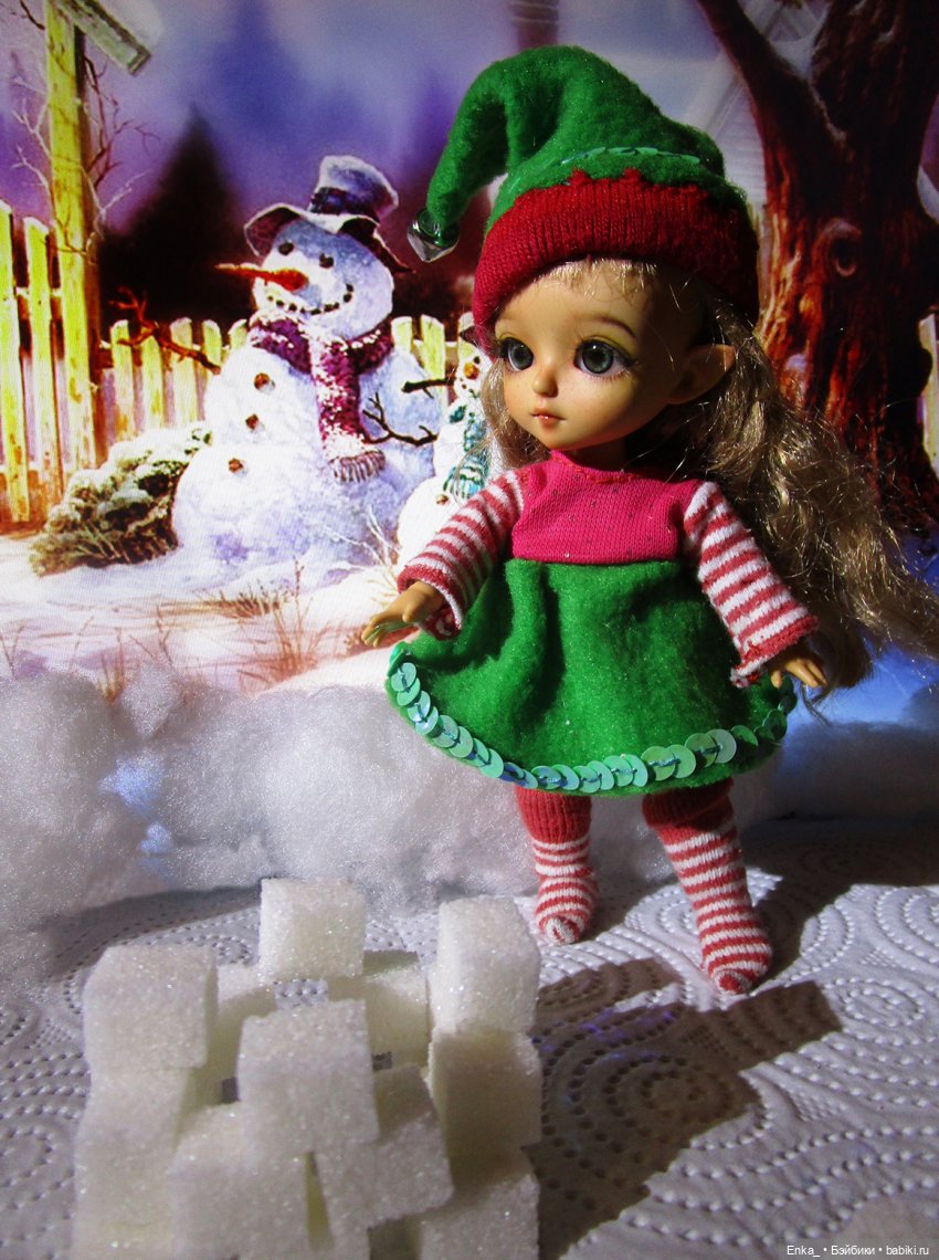 Рождественский эльф — Куклы Latidoll (Лати): BJD (БЖД) (фото 3)