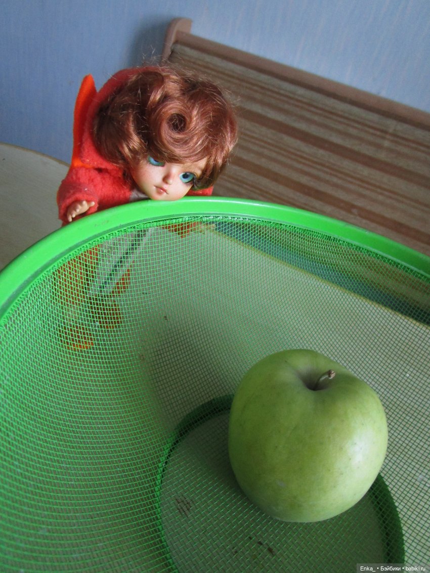 Белка добывает яблоко — Куклы Latidoll (Лати): BJD (БЖД)