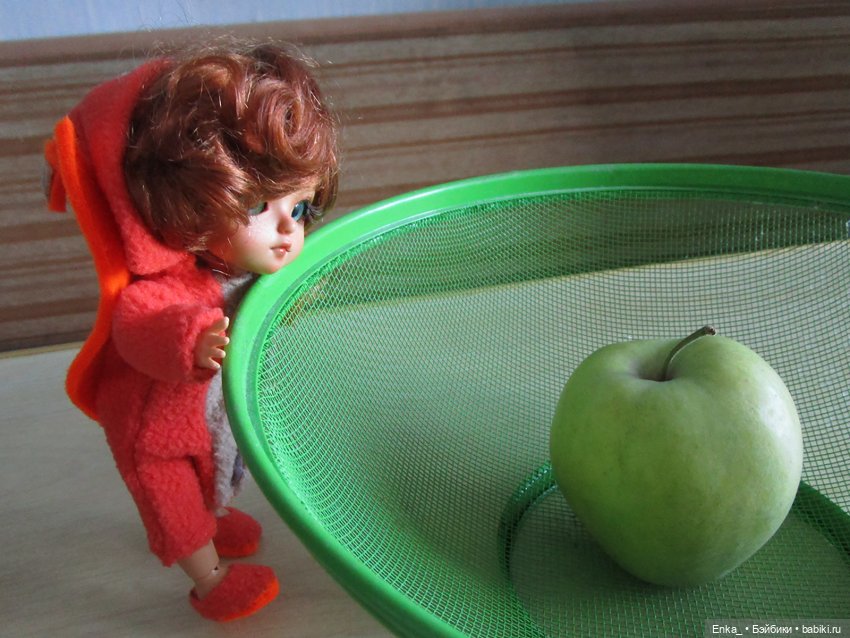 Белка добывает яблоко — Куклы Latidoll (Лати): BJD (БЖД) (фото 2)