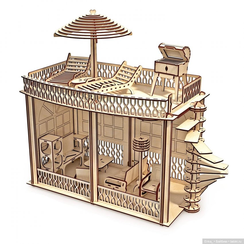 Лесной домик: сборка — Румбоксы и кукольные интерьеры: фото (фото 2)