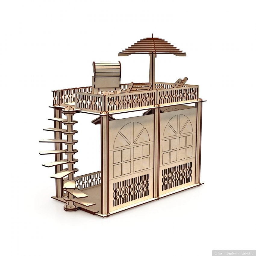 Лесной домик: сборка — Румбоксы и кукольные интерьеры: фото (фото 3)