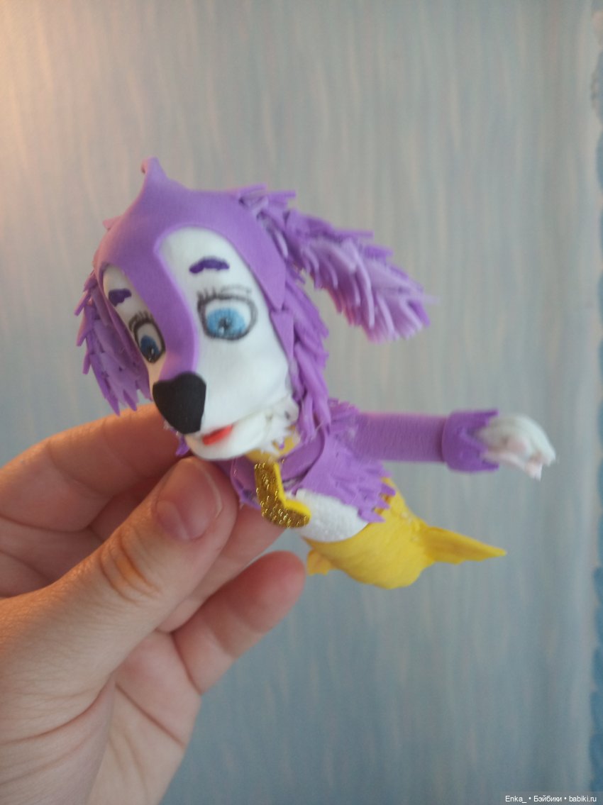 Рыбопес и рыбощенок из фоамирана (фото 10)