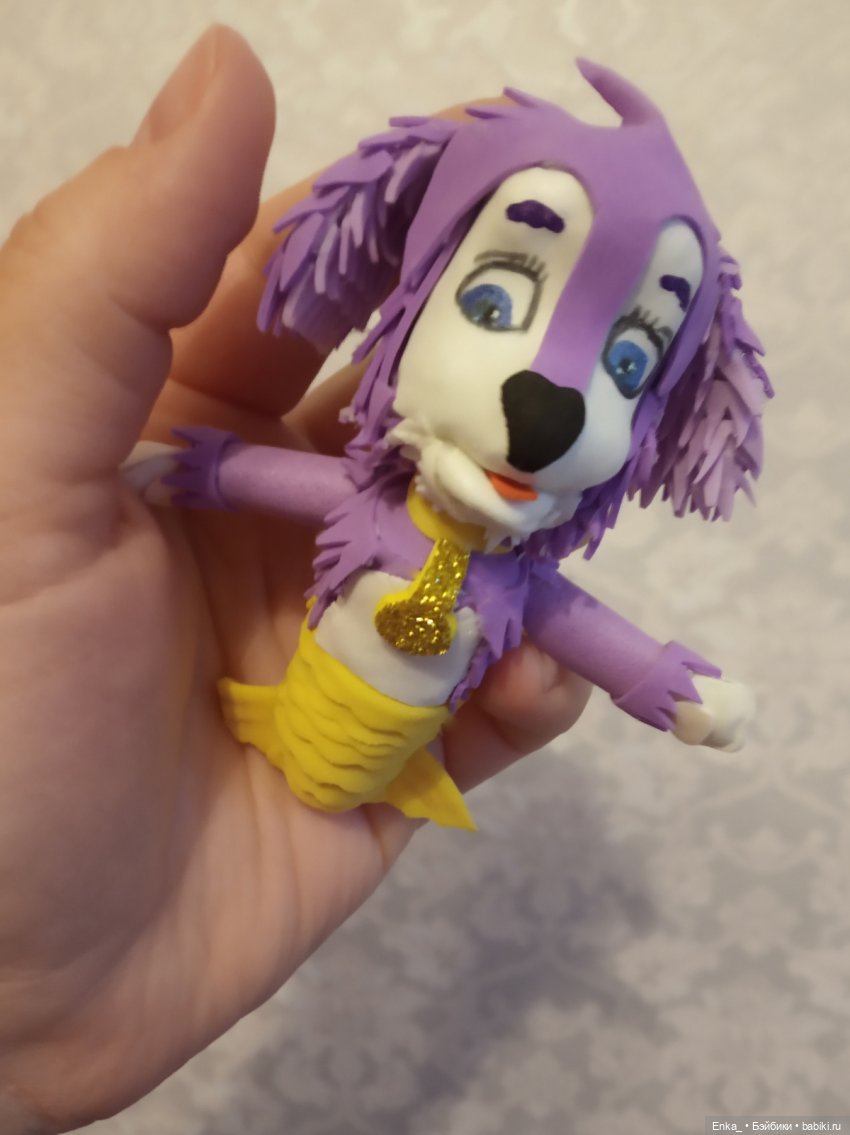 Рыбопес и рыбощенок из фоамирана (фото 7)