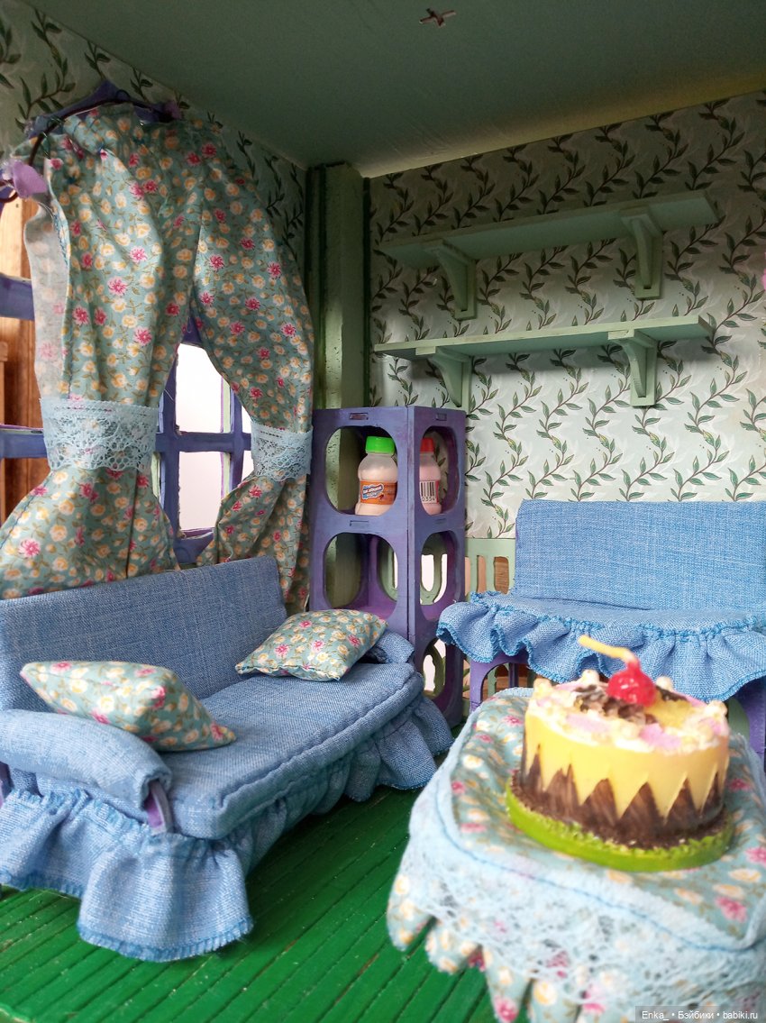 Летний домик. Гостиная: текстиль и детали (фото 4)