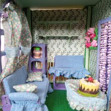 Летний домик. Гостиная: текстиль и детали