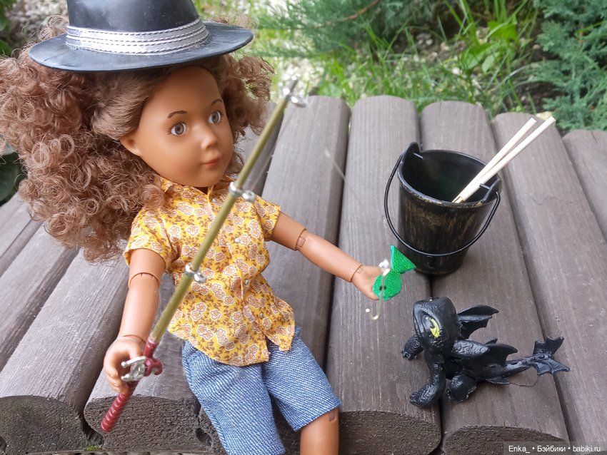 Рыбка для нового друга — Куклы Kathe Kruse (Кате/Кэте Крузе): фото (фото 7)