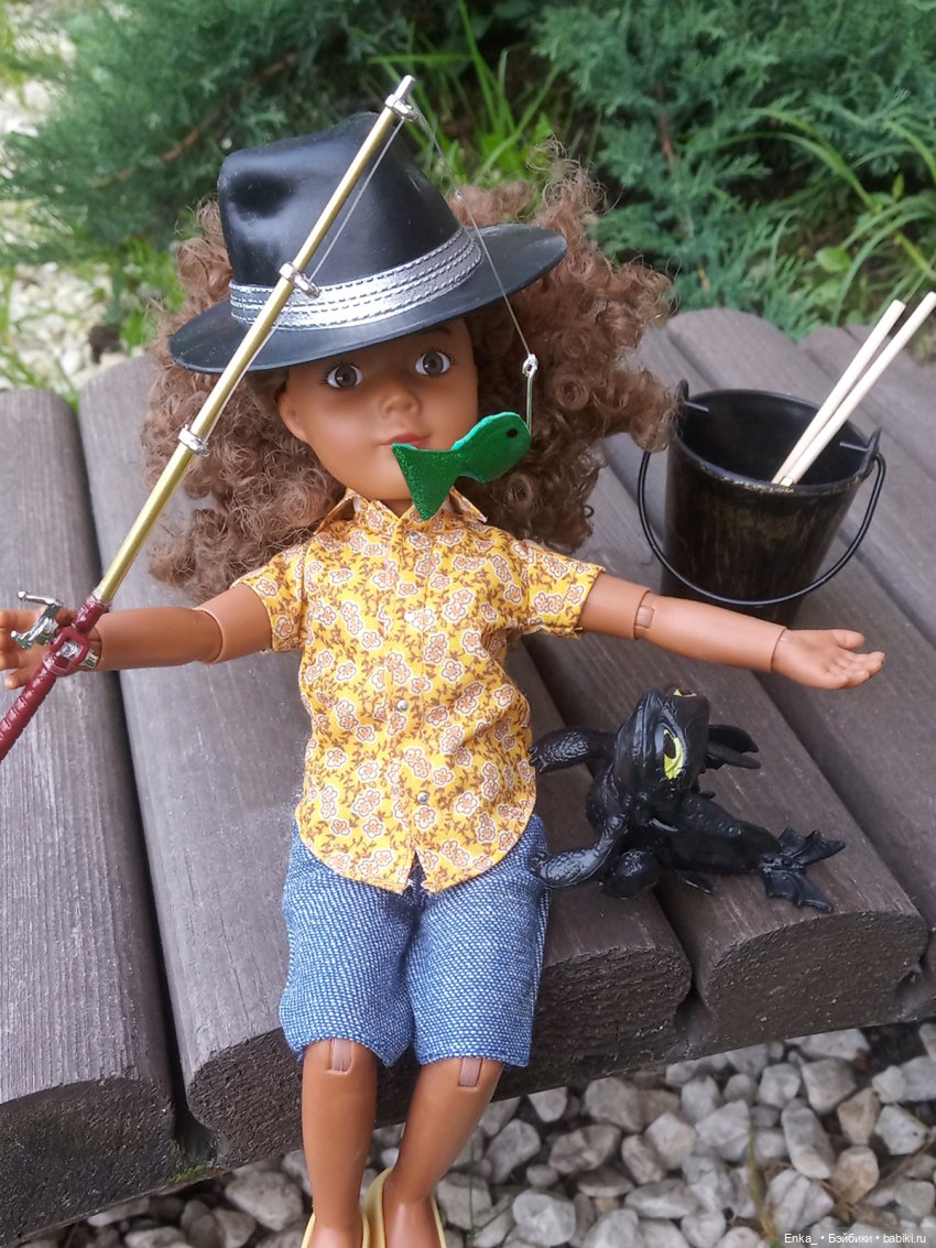 Рыбка для нового друга — Куклы Kathe Kruse (Кате/Кэте Крузе): фото (фото 5)