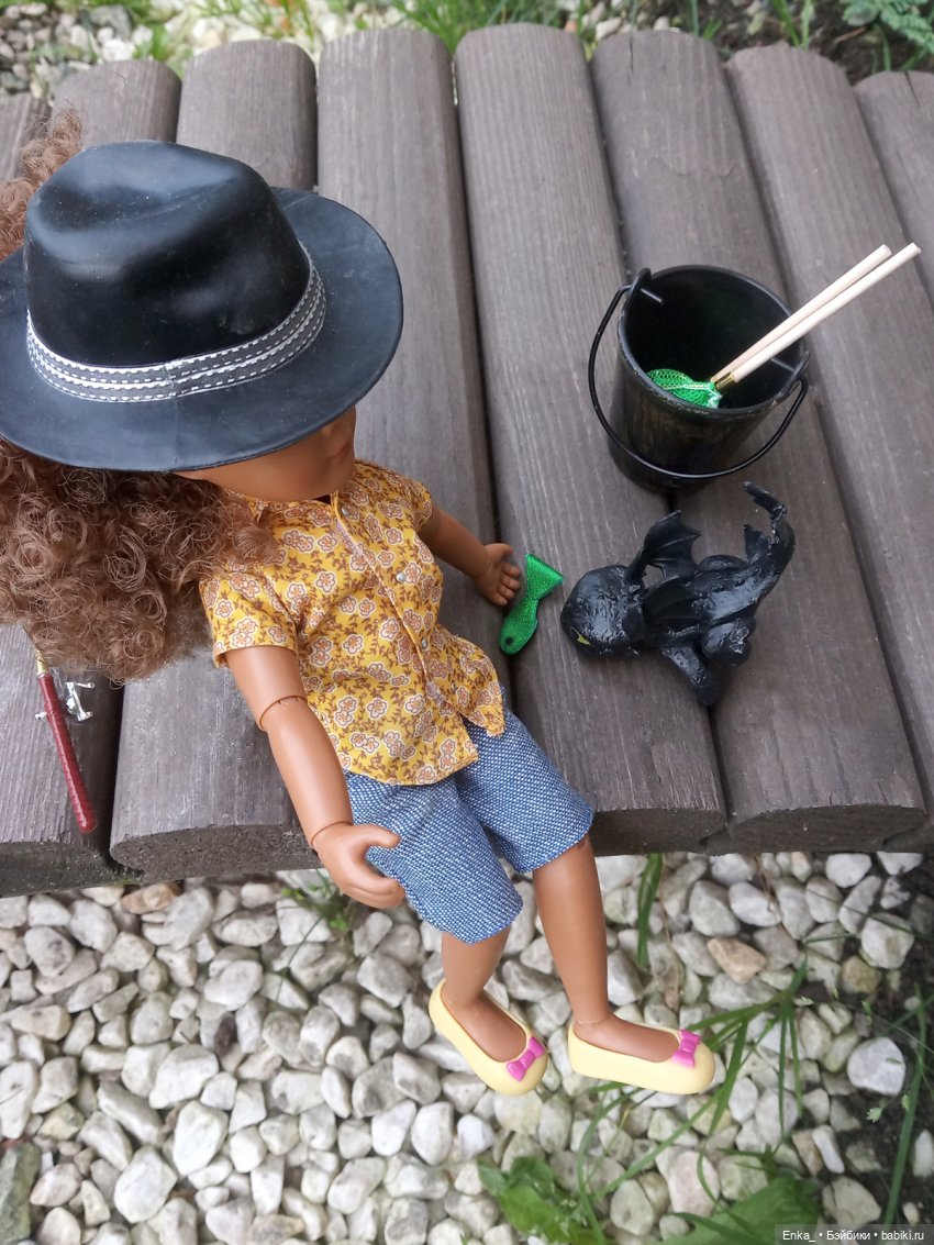 Рыбка для нового друга — Куклы Kathe Kruse (Кате/Кэте Крузе): фото (фото 8)