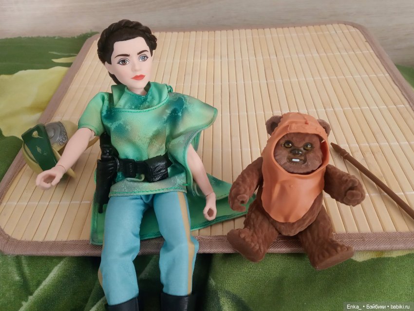 Принцесса Лея и Эвок: Hasbro Star Wars "Планета Эндор" (фото 9)