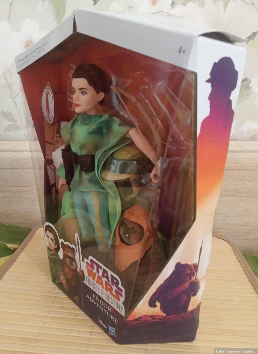 Принцесса Лея и Эвок: Hasbro Star Wars "Планета Эндор" (фото 2)