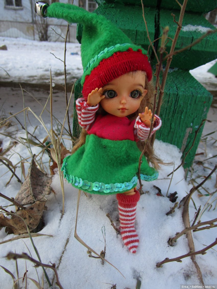 Николь на зимней прогулке (фото 9)