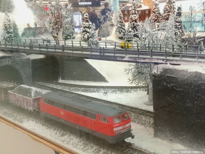 Миниатюрная железная дорога в Торговом комплексе