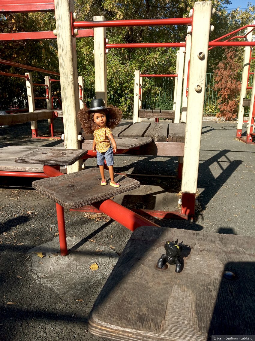 Тренировка в парке — Куклы Kathe Kruse (Кате/Кэте Крузе): фото (фото 3)