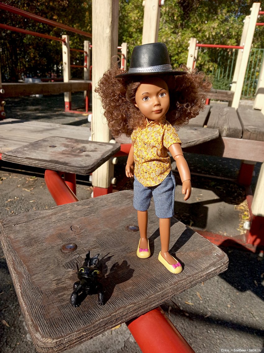 Тренировка в парке — Куклы Kathe Kruse (Кате/Кэте Крузе): фото (фото 4)