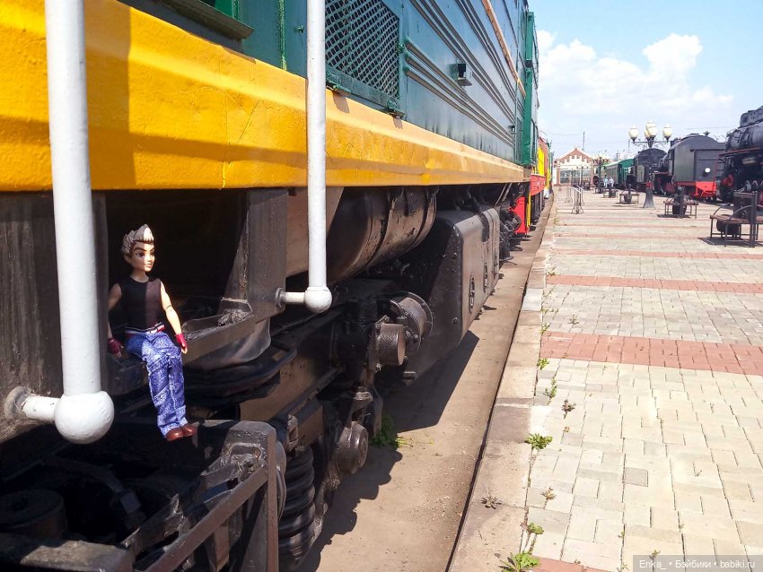 Карлос и Керри смотрят паровозы (фото 4)