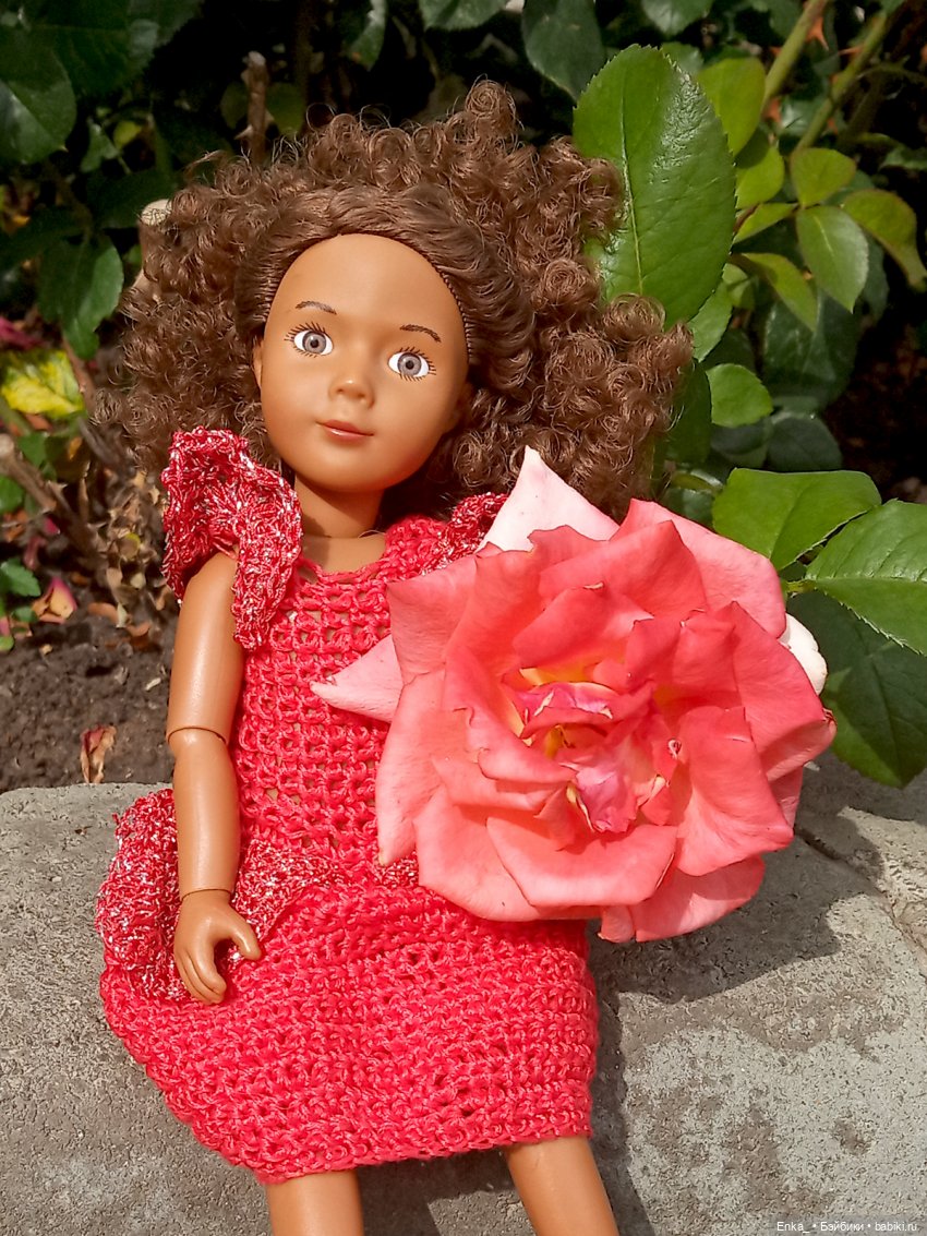 Керри в саду роз — Куклы Kathe Kruse (Кате/Кэте Крузе): фото