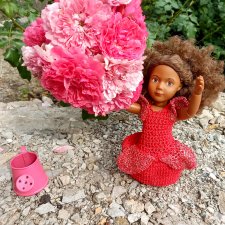Керри в саду роз
