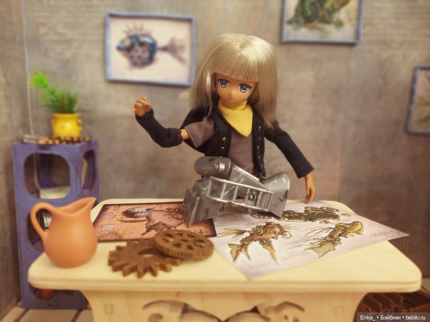 Квентин и Миюки в мастерской (Steampunk) (фото 3)