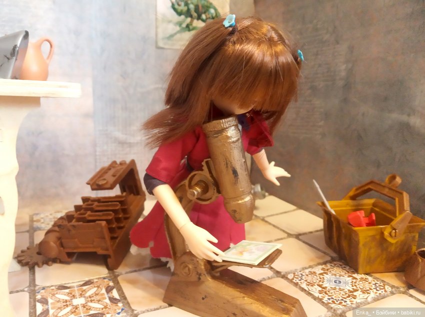 Квентин и Миюки в мастерской (Steampunk)