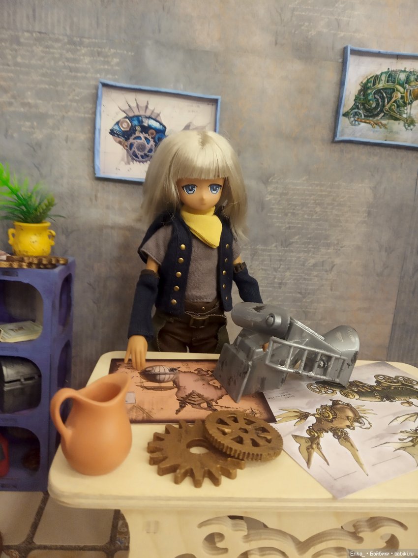 Квентин и Миюки в мастерской (Steampunk) (фото 7)