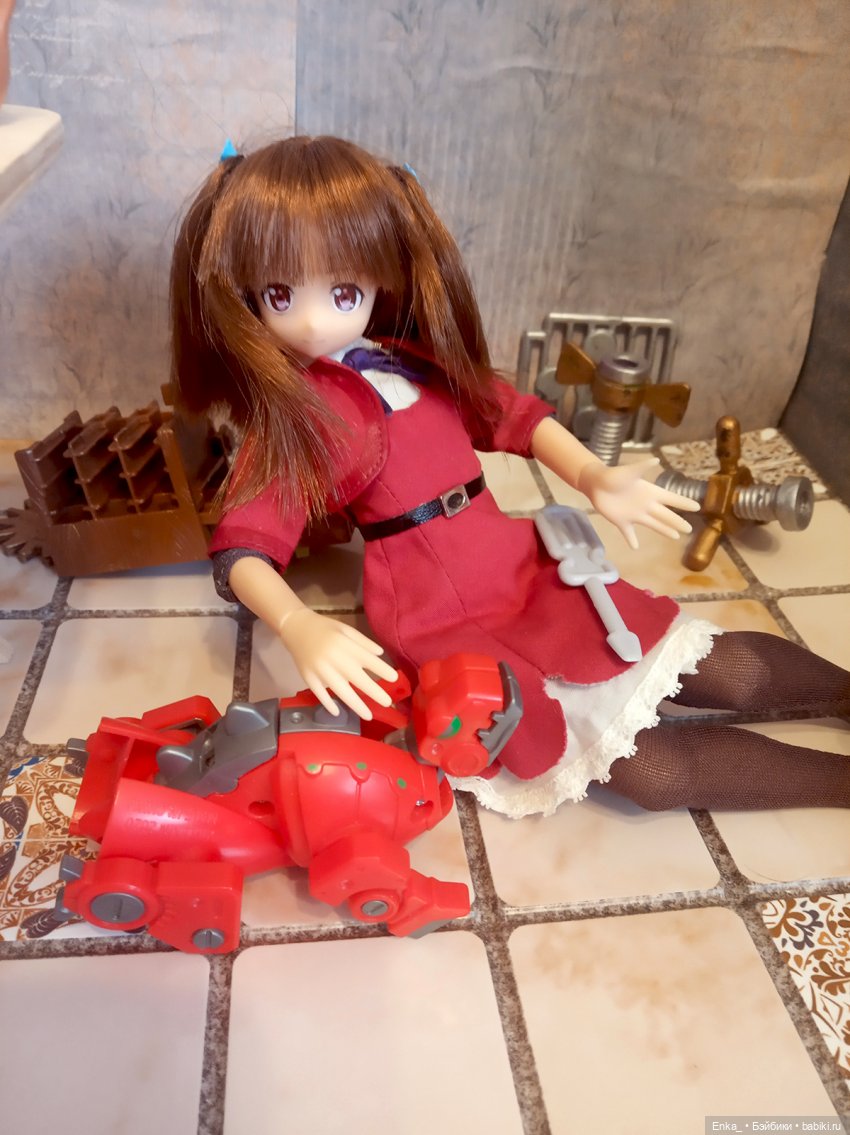 Квентин и Миюки в мастерской (Steampunk)