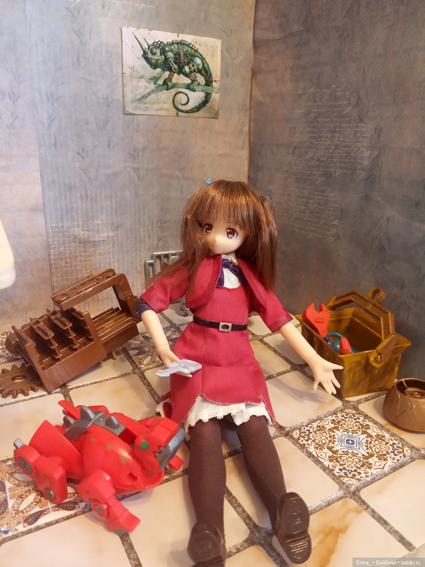 Квентин и Миюки в мастерской (Steampunk)