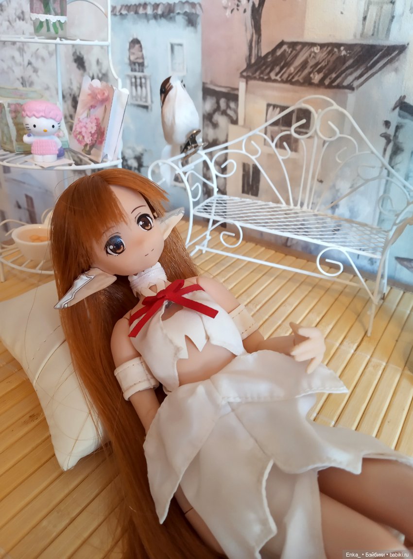 Асуна в образе Титании: дева в клетке