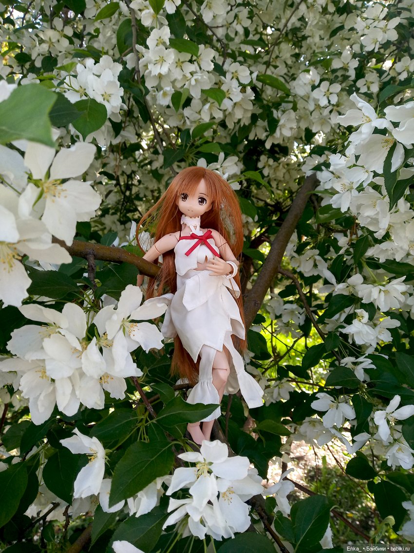 Воздушная Асуна в цветущих ветвях (фото 9)