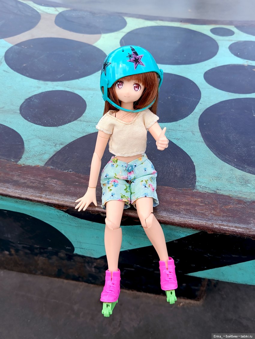 Миюки: покатушки на роликах