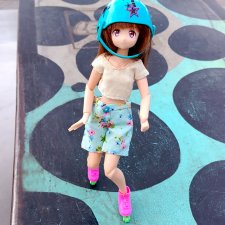 Миюки: покатушки на роликах