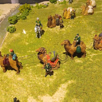 Макет "Караван и купцы"