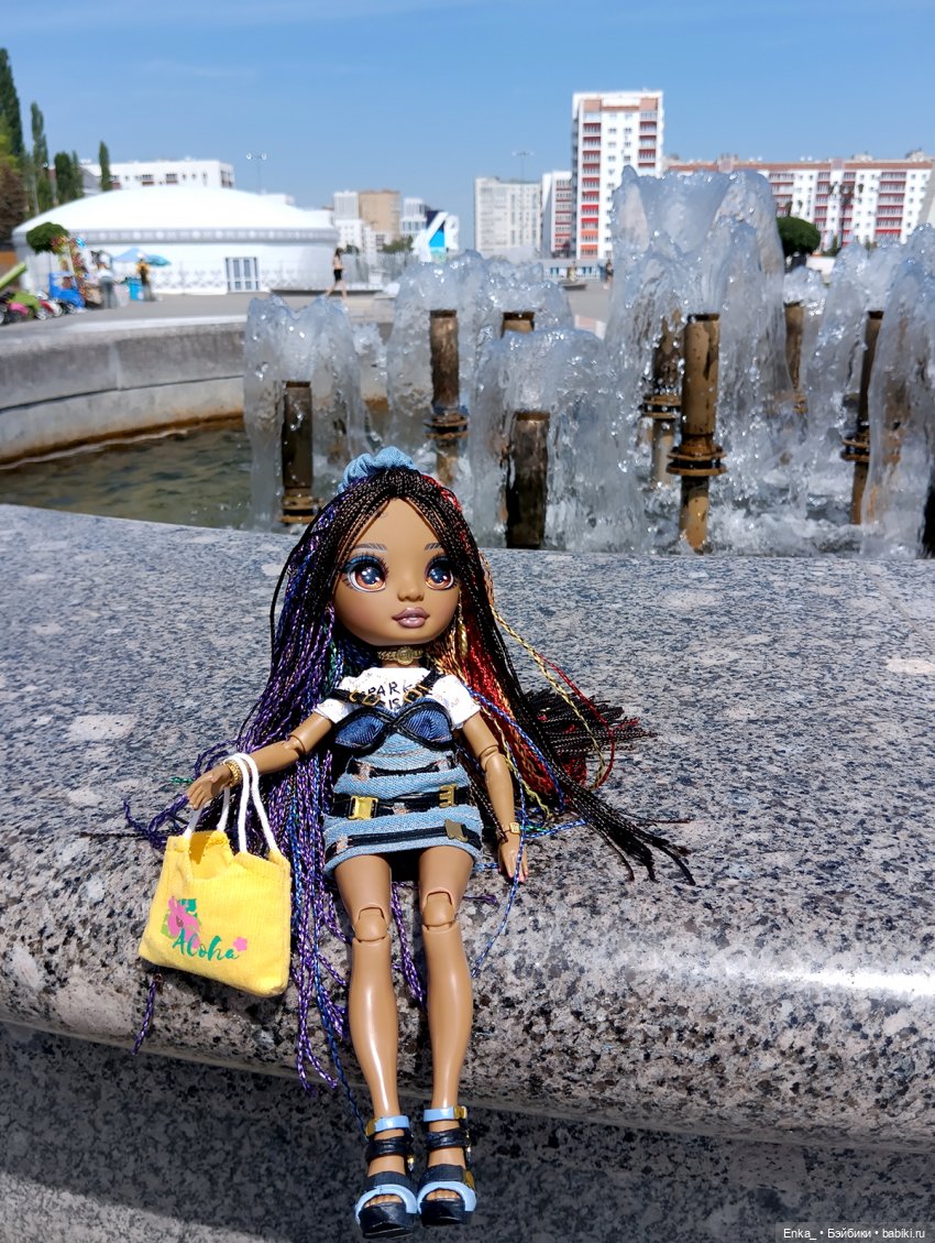 Кристина на фонтанах в Уфе (фото 5)