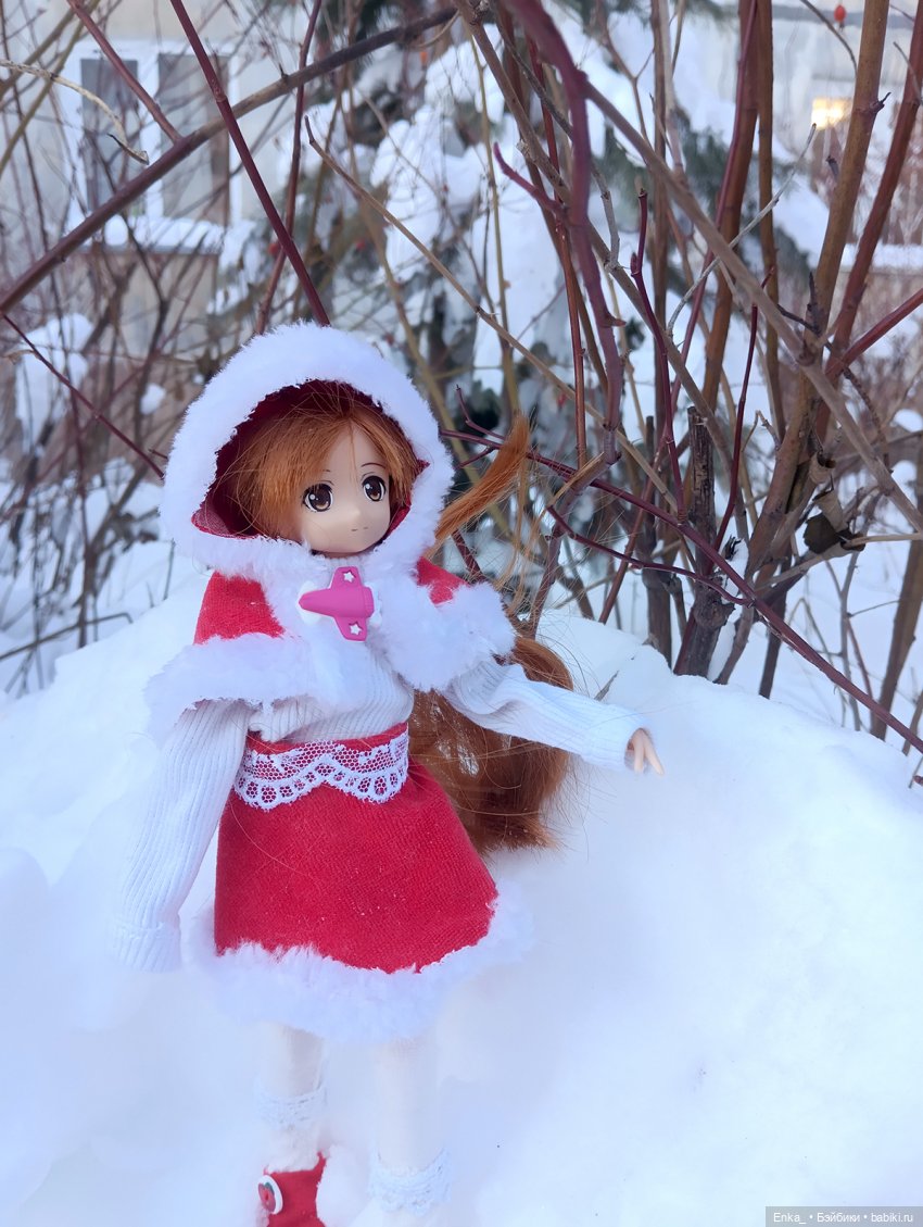Асуна на зимней прогулке — Куклы Azone (Азон) и тела Pure Neemo: фото (фото 9)