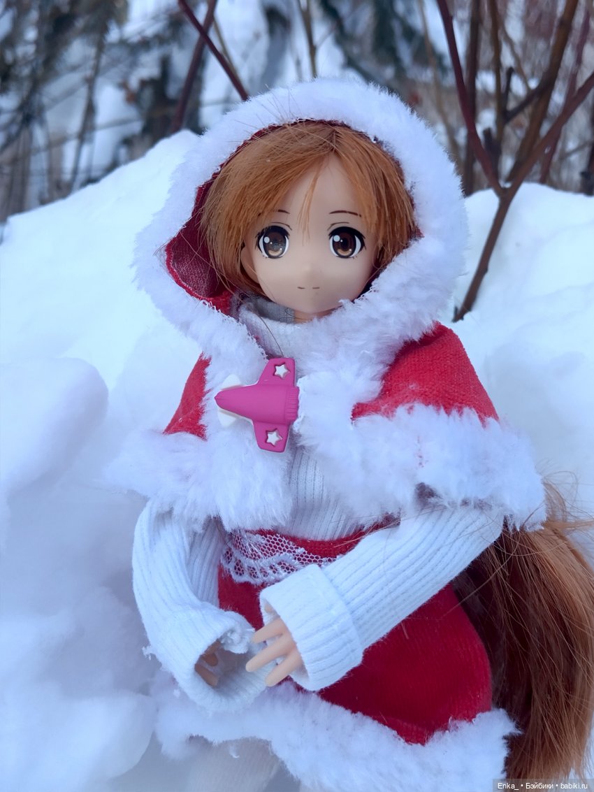 Асуна на зимней прогулке — Куклы Azone (Азон) и тела Pure Neemo: фото