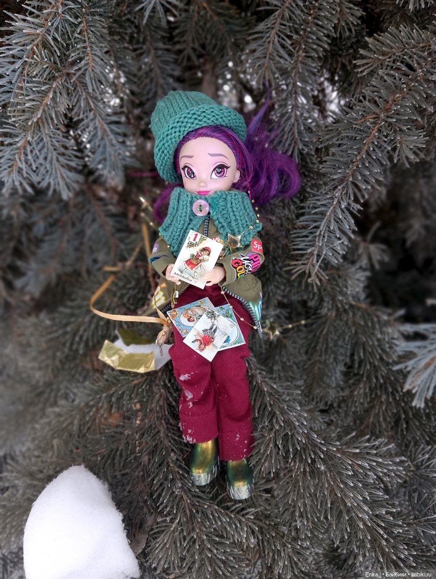 Клементина на елочке — Гибриды шарнирных кукол (не БЖД): подбор тела