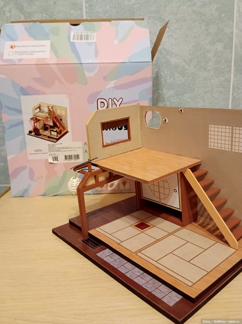 Сборка румбокса «Японская комната». Этап 1