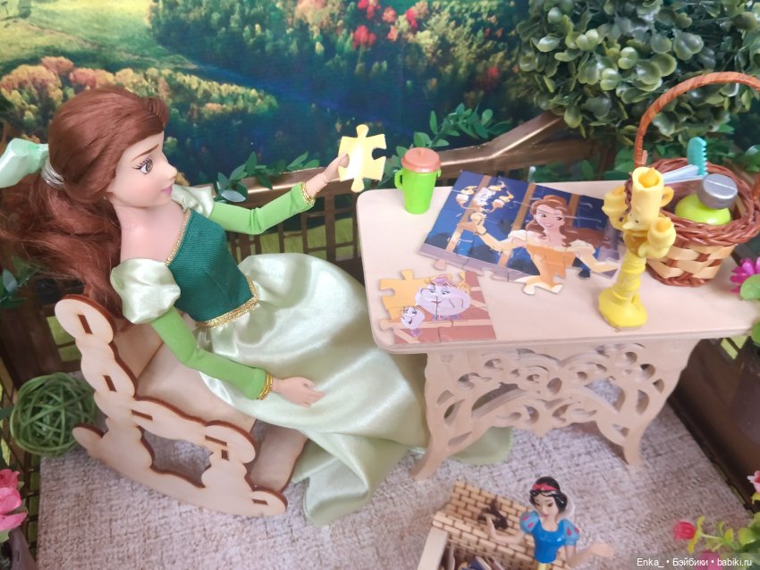 Уютный балкончик Белль — Куклы Disney Animators и Принцессы Диснея: Disney Store
